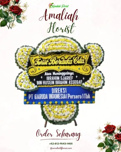 Papan Bunga Duka di Margamulya
