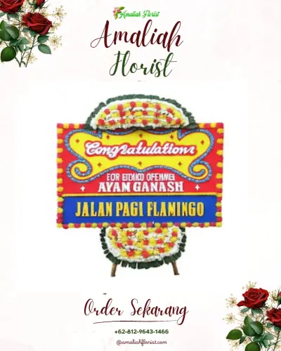 Bunga Papan Congratulation di Margamulya